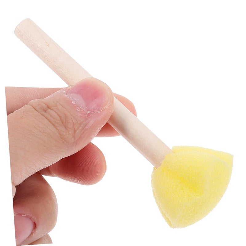 5 Pcs Kids Painting Sponge Brush Set Multi Functional Early Education Art Tools For School Party And Creative Craft - Image 4