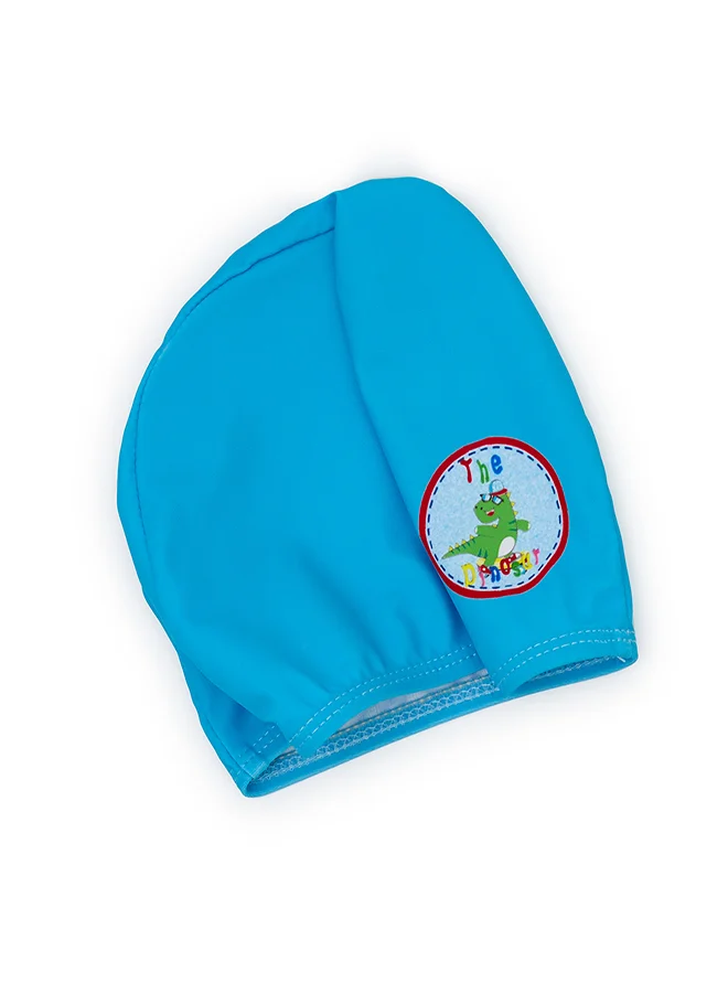 babyqlo Urban Dino Swimwear Set with Cap for Boys