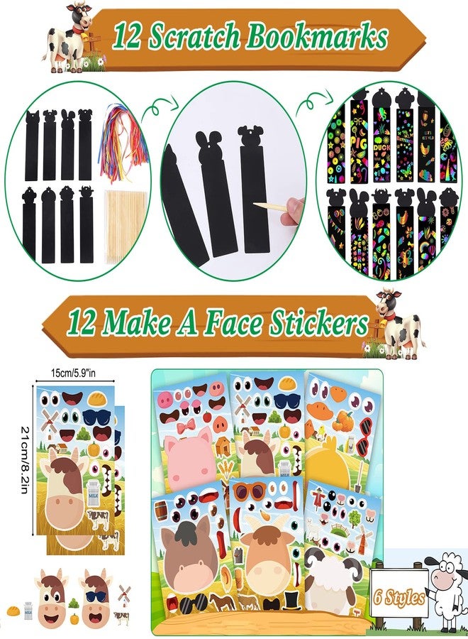 ANPHILE Farm Party Favors, 134 PCS Farm Animal Party Favors, Farm Party Decorations Barnyard Birthday Party Supplies, Return Gifts for Kids Birthday, Goody Bag Stuffers - Image 2