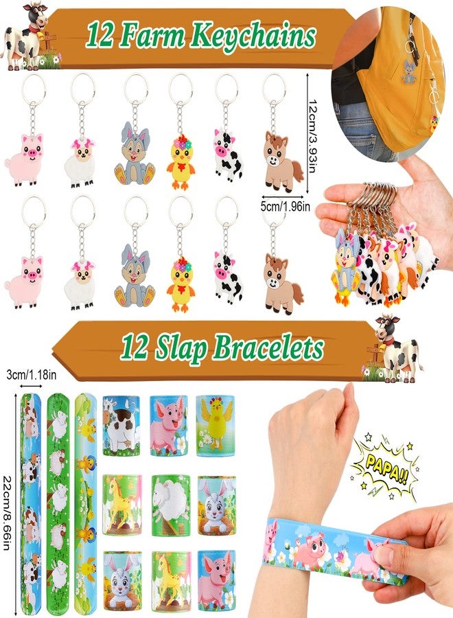 ANPHILE Farm Party Favors, 134 PCS Farm Animal Party Favors, Farm Party Decorations Barnyard Birthday Party Supplies, Return Gifts for Kids Birthday, Goody Bag Stuffers - Image 3
