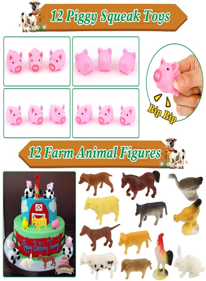 ANPHILE Farm Party Favors, 134 PCS Farm Animal Party Favors, Farm Party Decorations Barnyard Birthday Party Supplies, Return Gifts for Kids Birthday, Goody Bag Stuffers - Image 4