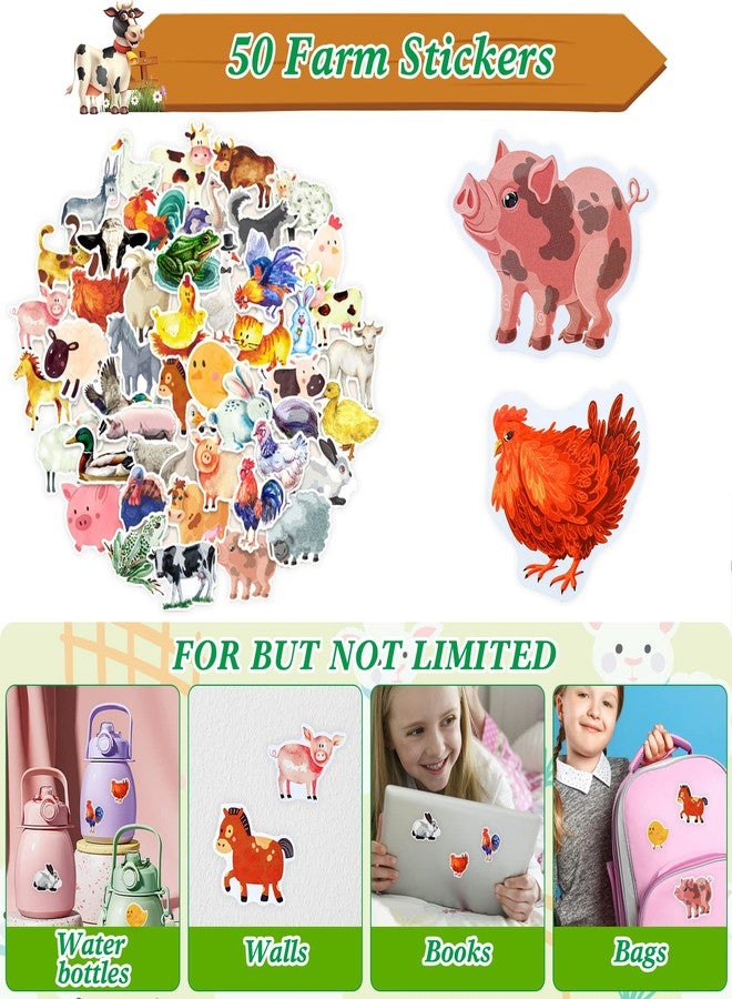 ANPHILE Farm Party Favors, 134 PCS Farm Animal Party Favors, Farm Party Decorations Barnyard Birthday Party Supplies, Return Gifts for Kids Birthday, Goody Bag Stuffers - Image 5