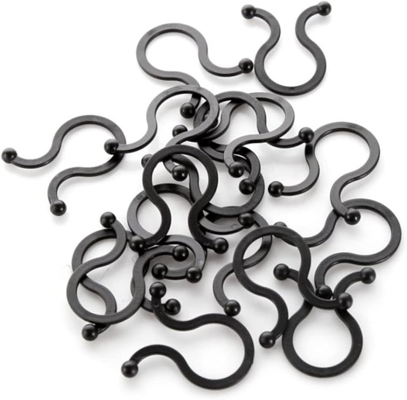 STOBOK 150 قطعة من لفافات الكابلات السوداء المنظمة للأسلاك الكهربائية لأجهزة الكمبيوتر في المنزل والمكتب - Image 5