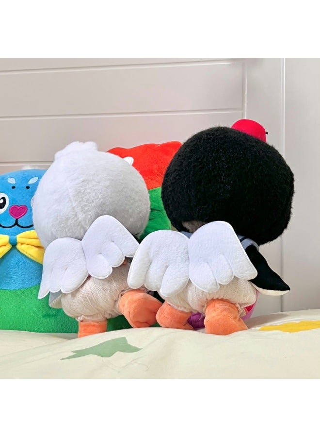 Cosmic Store Goose Goose Navigator Duck Duck Surveyor 20cm Cotton Doll Coat Clove Wind Animal Doll Coat-Specifications:20cm-Color:Goose And Goose Navigator (with Hood Set)