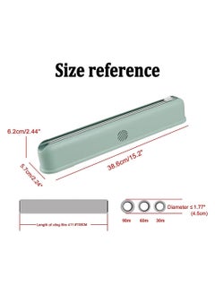 Y&D Cling Film Dispenser with Cutter Reusable Plastic Food Wrap for Film, Tin Foil, Kitchen Wall-Mounted Storage and Cutting Box, With 1 Box of  - Image 5