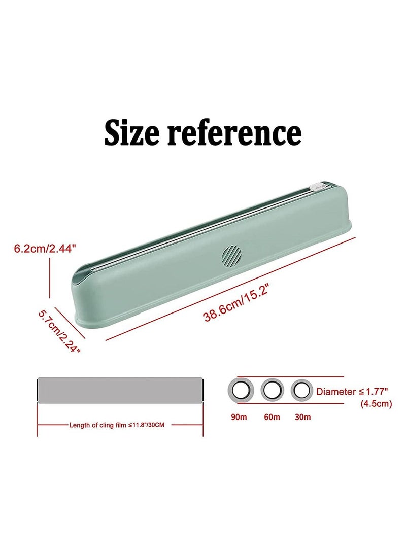 Y&D Cling Film Dispenser with Cutter Reusable Plastic Food Wrap for Film, Tin Foil, Kitchen Wall-Mounted Storage and Cutting Box, With 1 Box of  - Image 5
