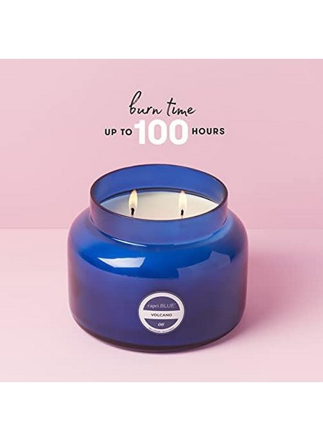 Capri Blue Capri Blue Volcano Scented Candles - Luxury Candles for Home Scented with Tropical Fruit & Sugared Citrus - Soy Candle Wax Blend - Tropical Candle - Jar Candles - 3 Wick Candle - Blue Candle (48 oz)  - Image 4