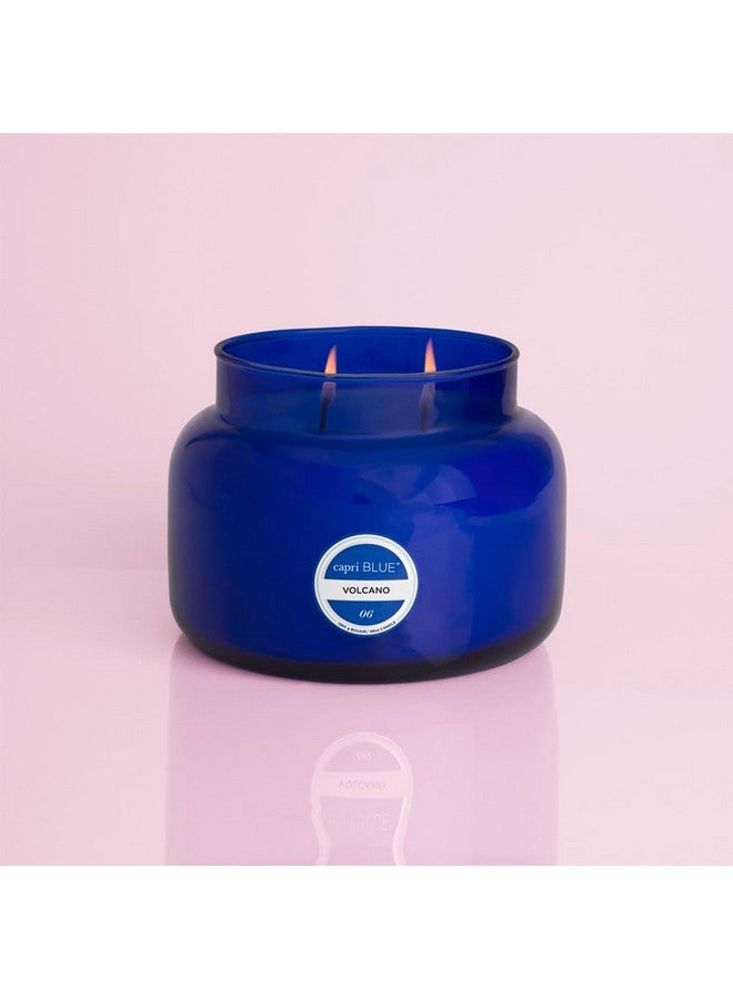 Capri Blue Capri Blue Volcano Scented Candles - Luxury Candles for Home Scented with Tropical Fruit & Sugared Citrus - Soy Candle Wax Blend - Tropical Candle - Jar Candles - 3 Wick Candle - Blue Candle (48 oz)  - Image 2