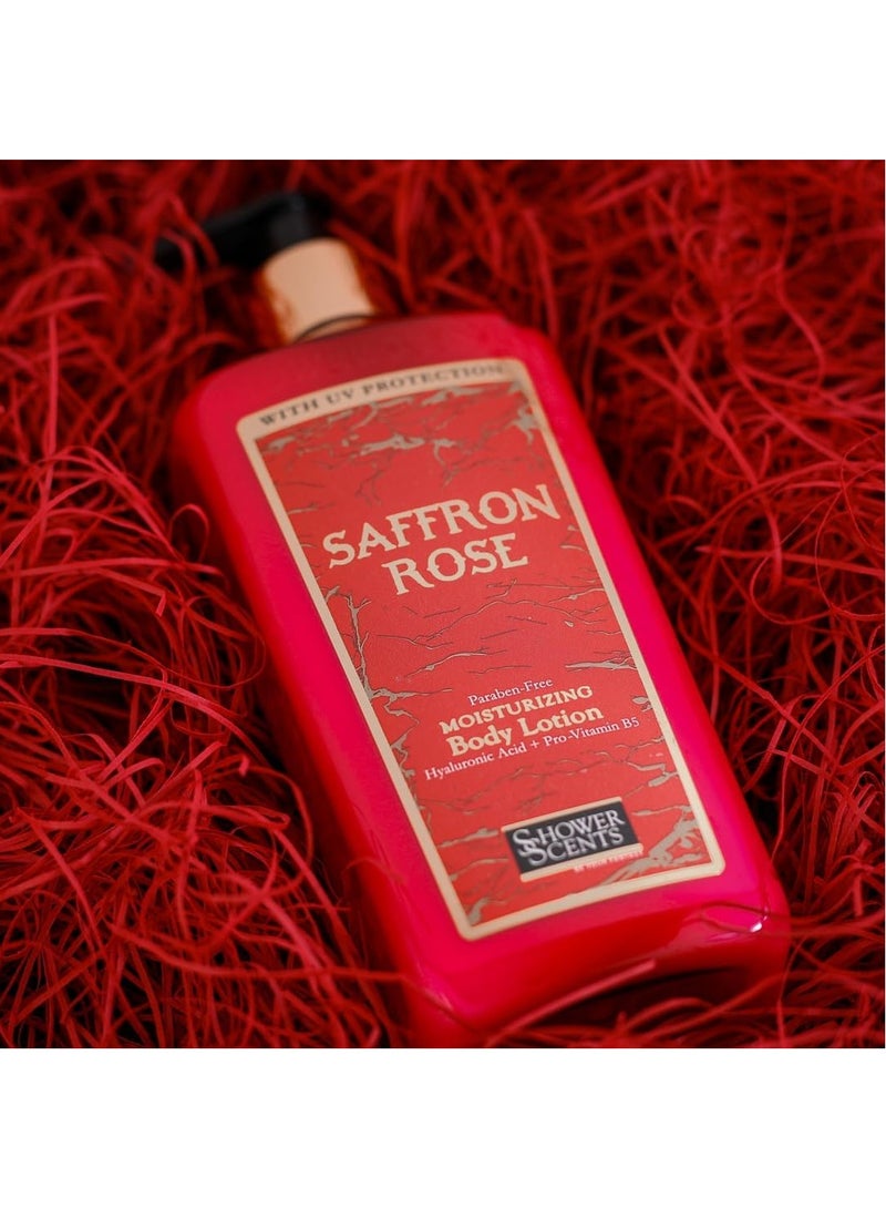Shower Scents Saffron Rose  moisturizing body lotion 312ml - Image 3