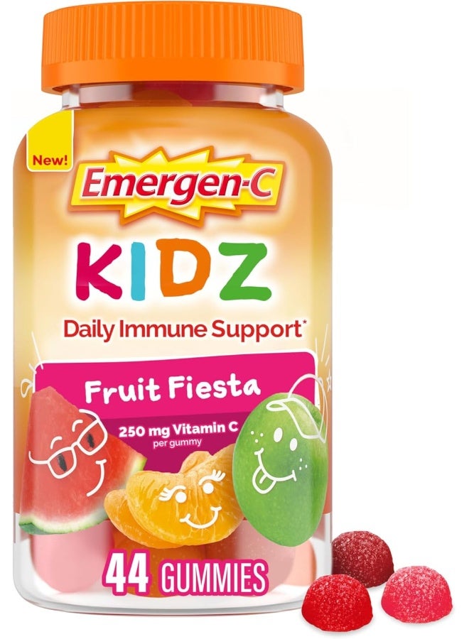 Emergen-C Kidz Daily Immune Support Dietary Supplements, Flavored Gummies With Vitamin C And B Vitamins, Fruit Fiesta Flavored Gummies - 44 Count - Image 1