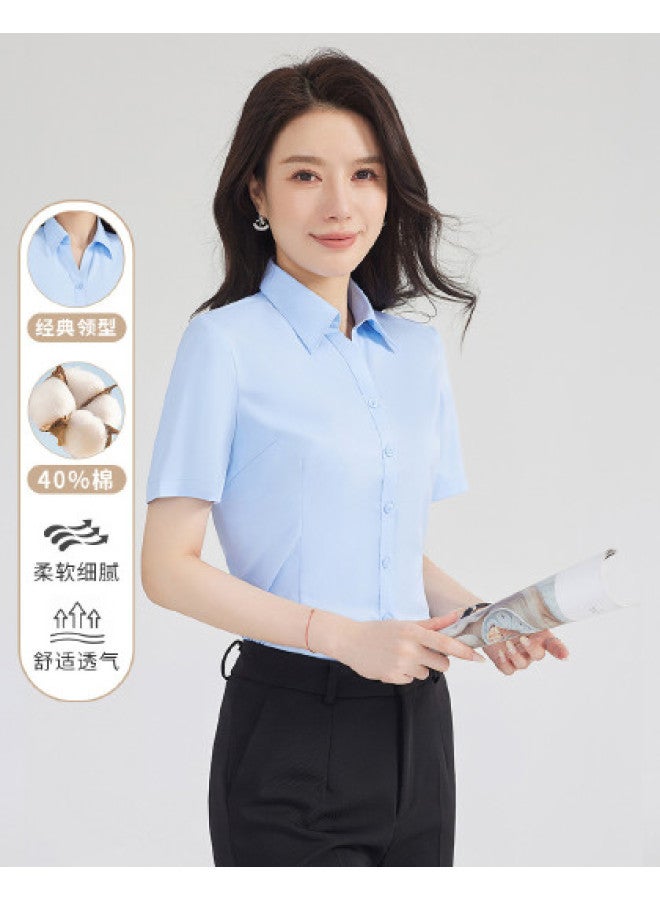 ROMON Women'S Short-Sleeve Shirt, Versatile, Simple, Fashionable, Comfortable For Daily Wear - Image 1