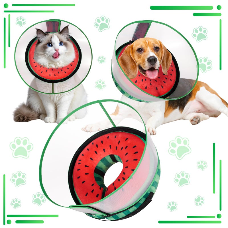CNEO Inflatable Dog Cone Collar with Detachable Enhanced Anti-Licking Shield, Soft Neck Donut Collar for Dogs After Surgery, Adjustable Dog Cone Alternative for Large Medium Small Dogs & Cats - Image 2