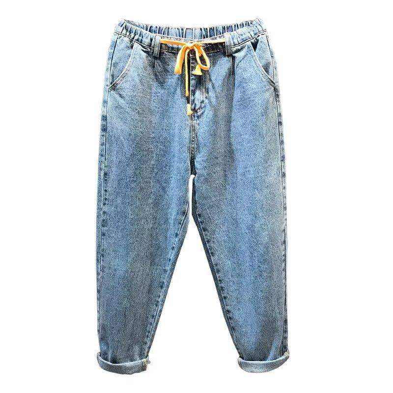 Unisex Classic Denim Jeans Loose Fit Daily Outdoor Wear - Image 1