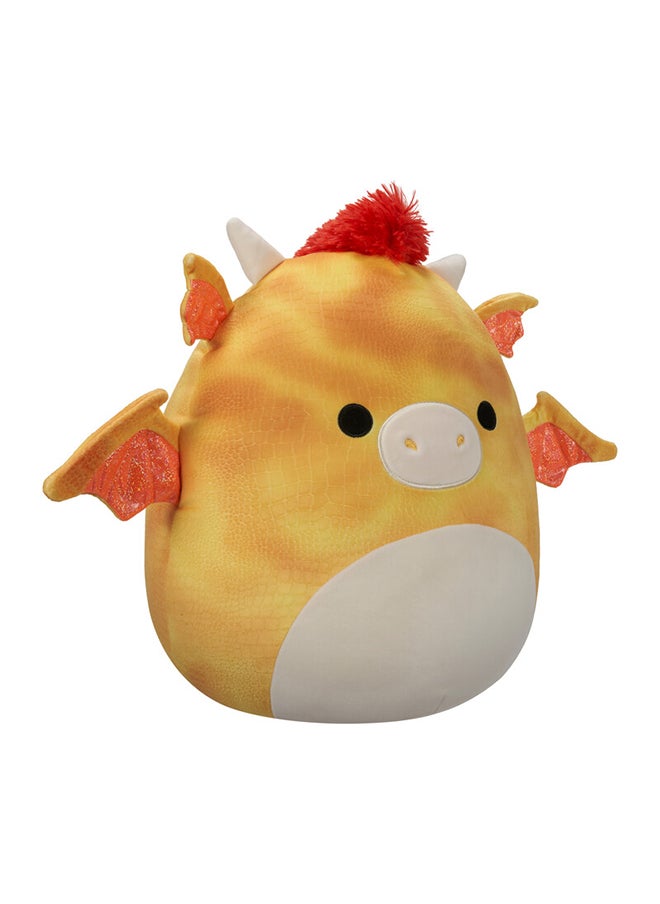 Squishmallows - Large Plush 16 inch Dieric Yellow Textured Dragon with Red Hair Officially Licensed Kellytoy Plush Toy Colorful Soft Gift for Kids Girls & Boys Washable Squishy Stuff Toy Multicolor All Age - Image 1