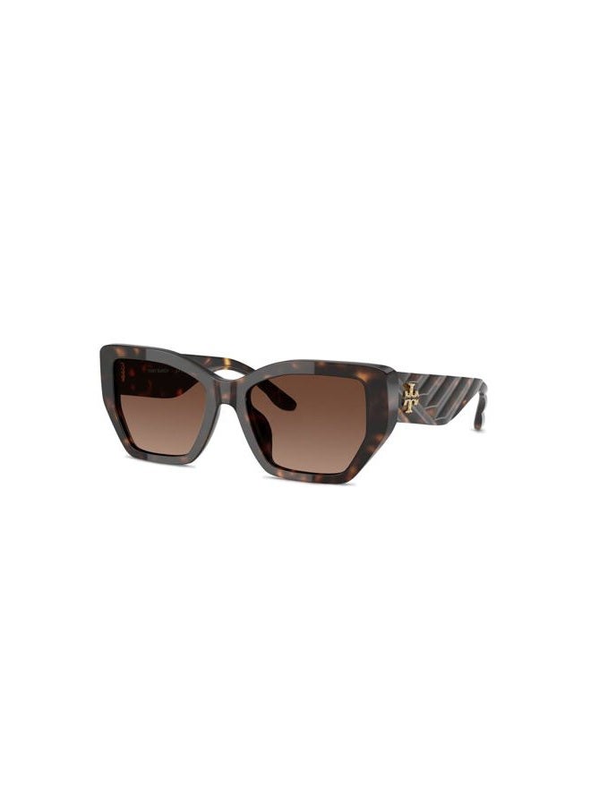 Tory Burch Brown Gradient Cat Eye Ladies Sunglasses TY7187U 1728T5 53 - Image 1