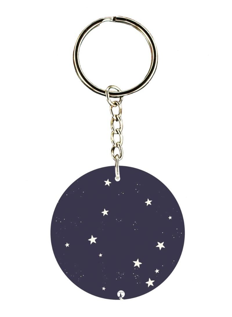 RKN Star Printed Keychain 