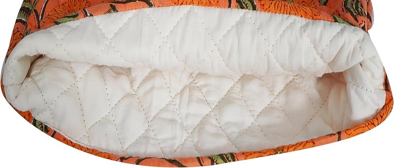 Craftintegration Orange Colors Cotton Handmade Designs Tea Cozy Creative Tea Cosy Indian Mandala Tea Cozies Tea Pot Cover - Image 2