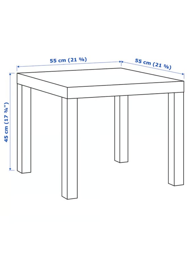 Ikea Side table, black-brown, 55x55 cm ikea - Image 2