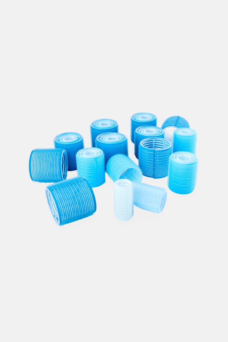 Olivia Rose 36 Pcs Self Grip Hair Rollers, Blue - Image 3