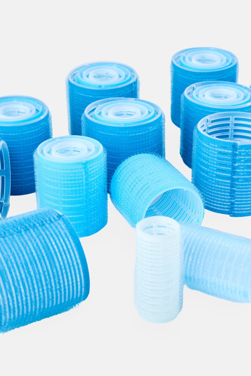 Olivia Rose 36 Pcs Self Grip Hair Rollers, Blue - Image 4
