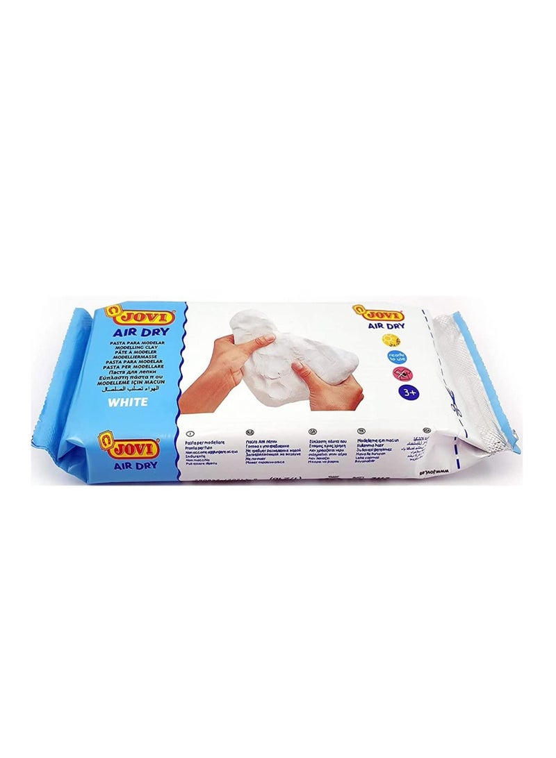 JOVI 2-Piece Air Dry Modelling Clay 1000gm White - Image 2