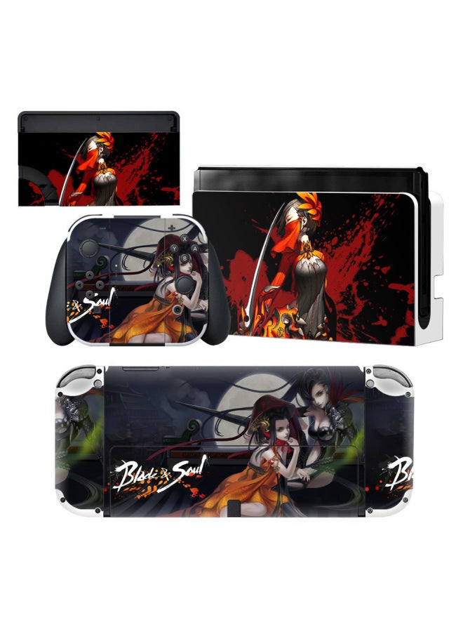 عام Suitable For Nintendo Switch Oled Sticker NS Sticker Switch Pain Sticker Anti-scratch And Durable Protective Film-Color:0232 - Image 5
