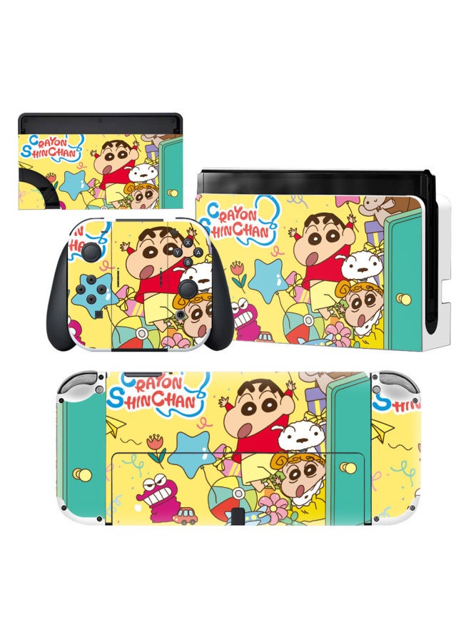 عام Suitable For Nintendo Switch Oled Sticker NS Sticker Switch Pain Sticker Anti-scratch And Durable Protective Film-Color:0232 - Image 1