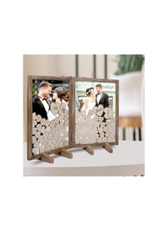 Party with Emma Wedding Guest Book Alternative with Sign 160 Hearts and 4 Large Hearts Guest Book Wedding Decorations  - Image 1