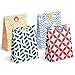 Parmedu Assorted Color Paper Bag Set 48pcs Gift Bags in Optimal Size 94 67 32 Inches with 48 Stickers Food Grade Takeout Bags for Christmas Festivals Birthdays Parties Weddings etc - Image 1