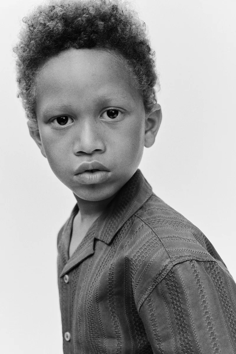 H&M Textured cotton resort shirt