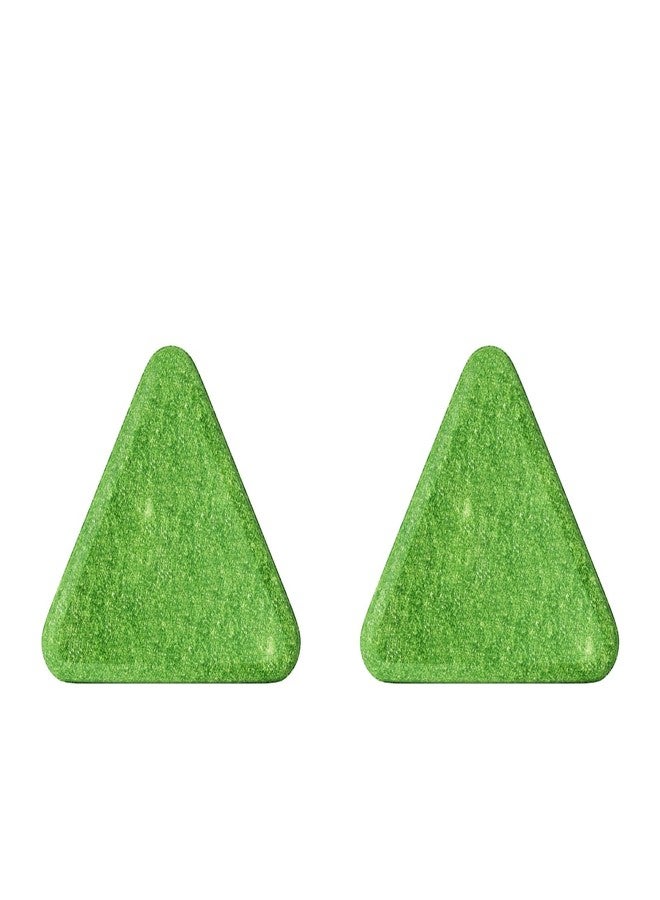 gowwim Usman Grass Shampoo Bar, 2 Pcs Nature Triangle Shampoo Bar 3-in-1 Hair Wellness Bar, Calming & Strengthens Hair, Polygonum & Cipressus Orientalis Herbal Soap, Includes Foaming Net - Image 1