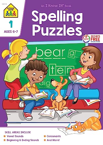 Spelling Puzzles Grade 1Workbook 