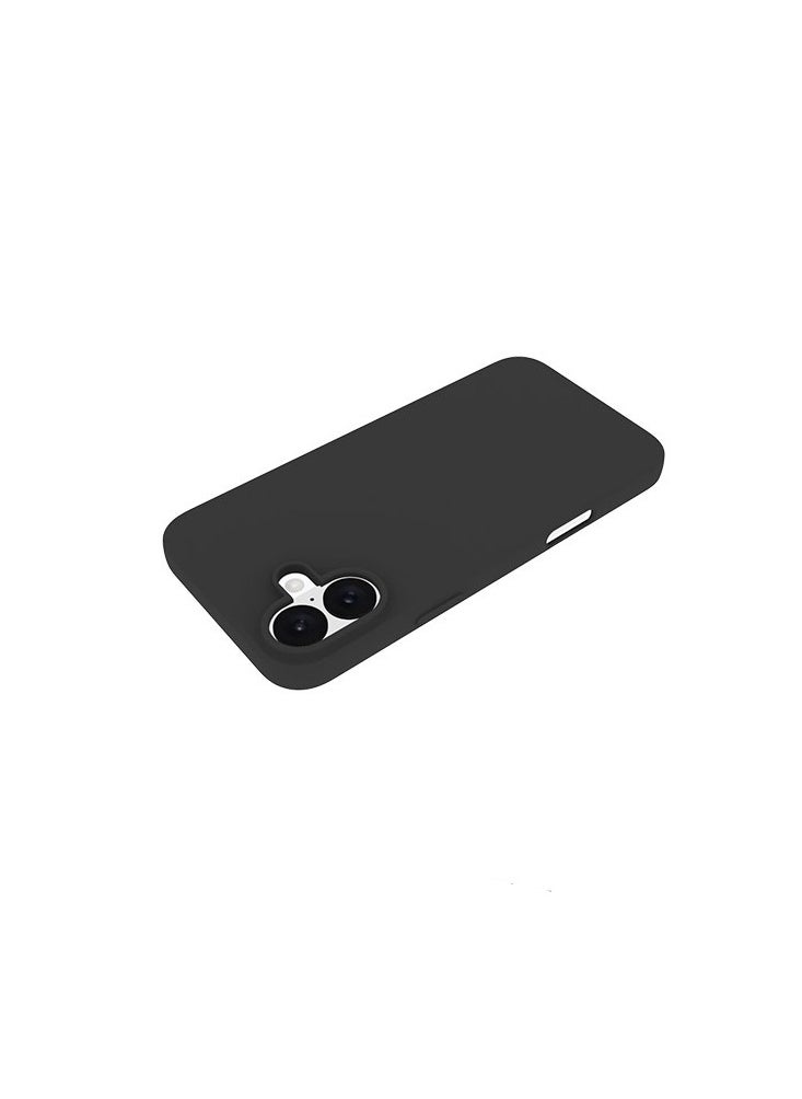 URBBKING - Case Cover With Soft Liquid Silicone Protection Anti-Scratch For iPhone 16 Plus Black - Image 1