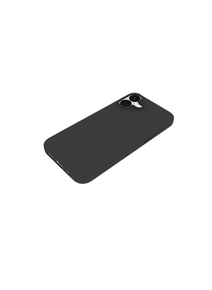 URBBKING - Case Cover With Soft Liquid Silicone Protection Anti-Scratch For iPhone 16 Plus Black - Image 1