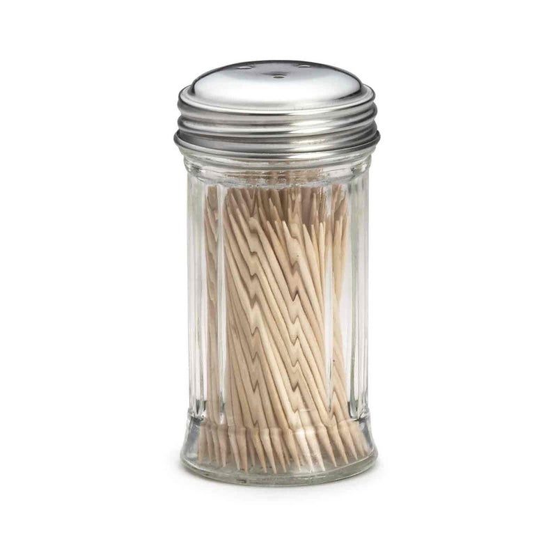 Tablecraft Products Glass Toothpick Dispenser with Picks