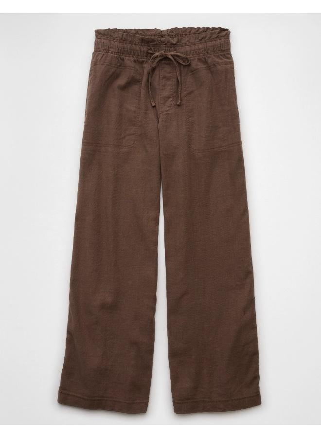 American Eagle AE Dreamy Drape Linen-Blend Pull-On Pant  - Image 4