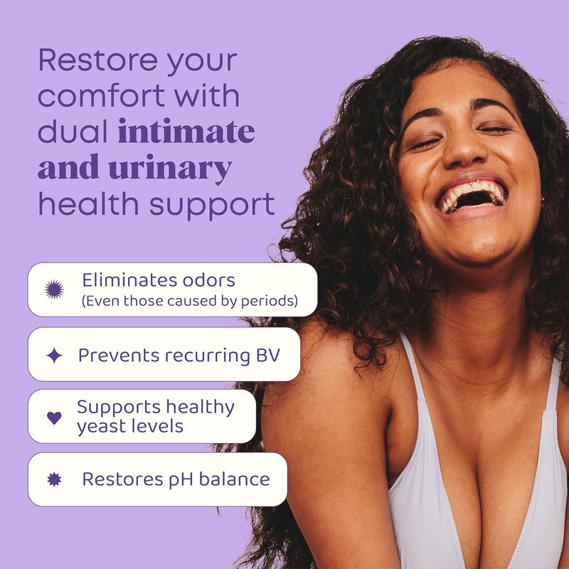 JoySpring Womens Vaginal Odor Eliminator  pH Balance  Probiotic with Cranberry Hibiscus  Lactobacillus for Vaginal Odor Treatment  30 Servings - Image 2