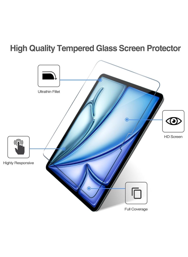 1 Pack Screen Protector for iPad A16 11inch 2025/iPad 10th 10.9 Inch 2022,Upgrade Edge Protection,Scratch-Resistant, Clarity, Anti Fingerprint, Easy Installation, Bubble Free  - Image 3