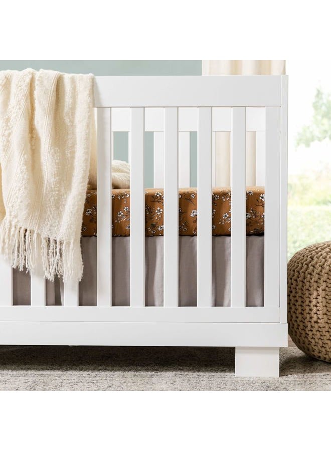 Babyletto Modo 3-in-1 Convertible Crib with Toddler Bed Conversion Kit in White, Greenguard Gold Certified - Image 4