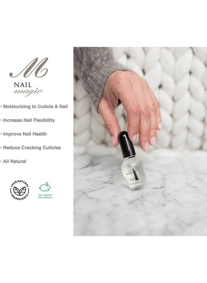 Nail Magic Hand & Cuticle Oil Vanilla Almond Cuticle Oil Natural Cuticle Oil Nail Health Stronger Nails 0.5 Fluid Ounce - Image 2