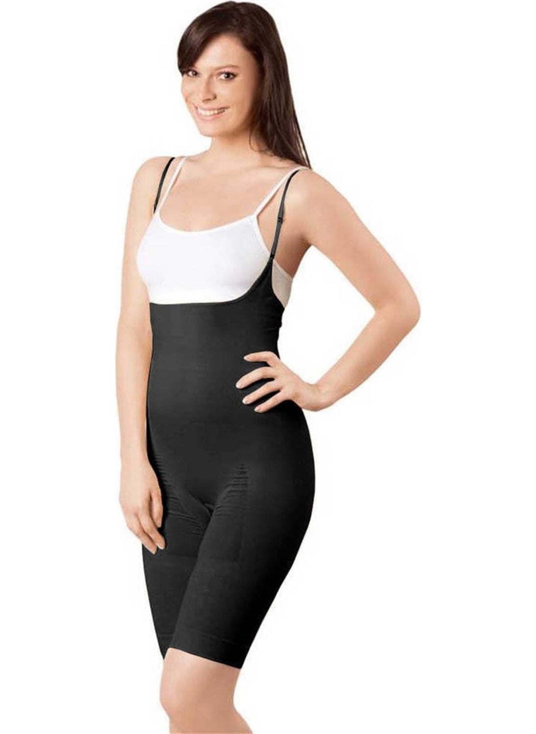 Layza Form 15006 Open Chest 1 Size Reducer Non-Trace Rope Suspender Leg Length Corset 