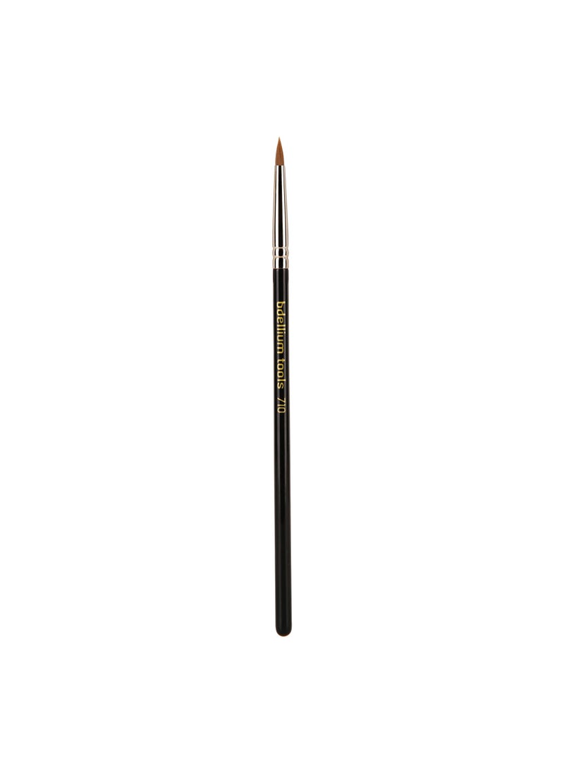 Bdellium Tools Bdellium Tools Professional Makeup Brush - Maestro Series 710 Eye Liner - With Soft Synthetic Fibers, For Creating Various Liner Styles (Black, 1pc) 