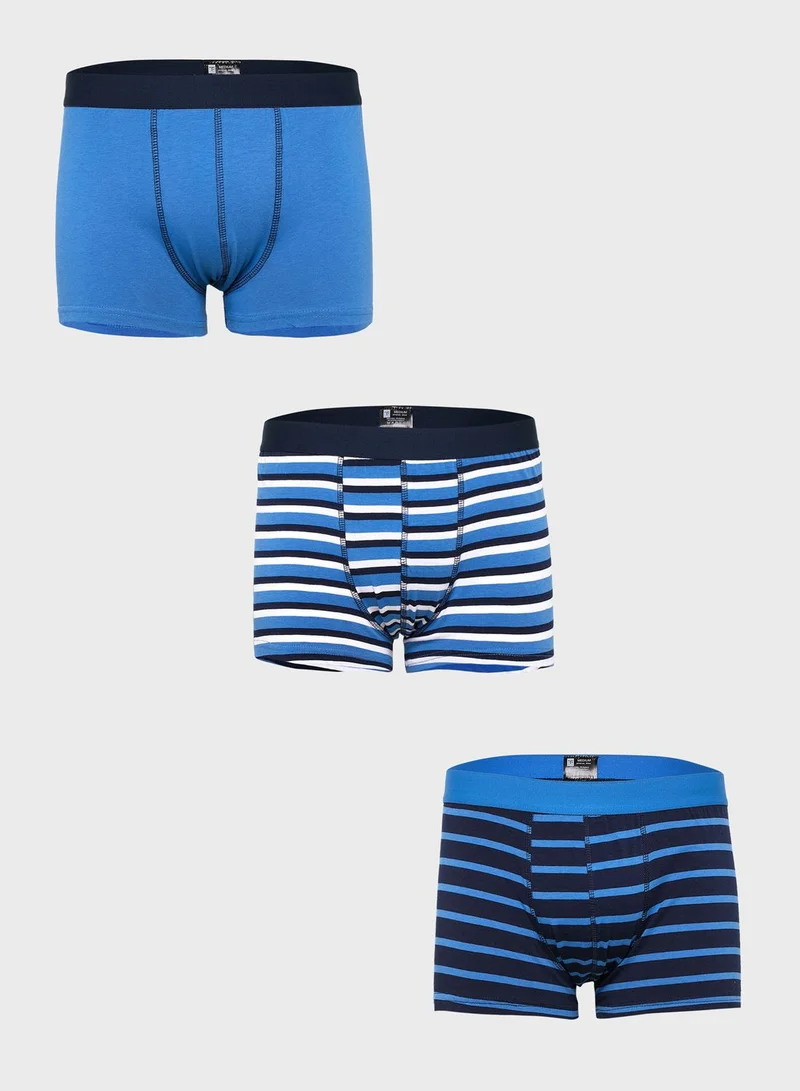 Tom Franks by Namshi 3 Pack Hipster Trunks