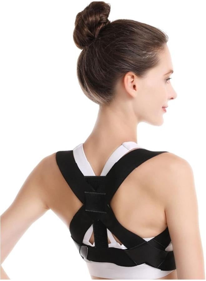 Generic Posture Corrector for Women Back Lumbar Brace Trainer Invisible Shoulder Correction Straps Upper Clavicle Chest Support Belt - Image 2