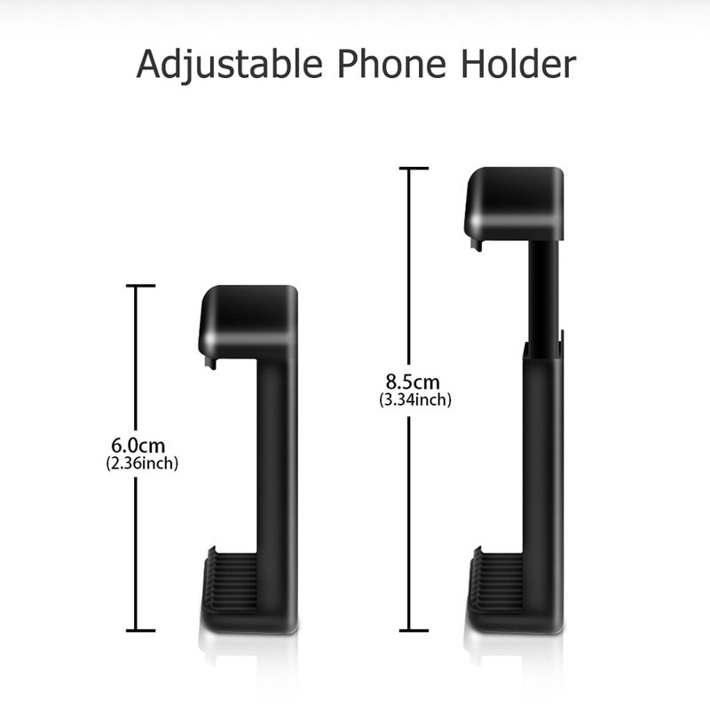 Loquat LED Ring Light With Metal Tripod Silver - Image 3