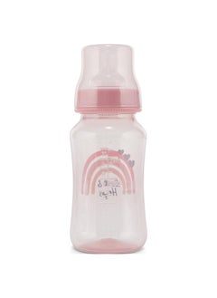 Cudlie Premium 2-Pack Baby Bottles - 11 Ounce, Hourglass Shape, Fun Boys and Girls Prints, Clear Cover - BPA-Free  - Image 4