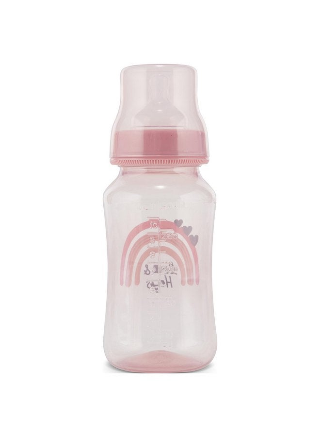 Cudlie Premium 2-Pack Baby Bottles - 11 Ounce, Hourglass Shape, Fun Boys and Girls Prints, Clear Cover - BPA-Free - Image 4