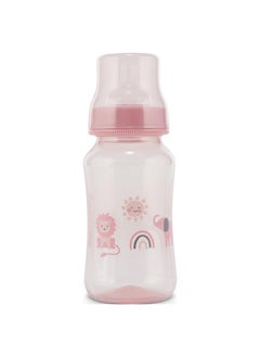 Cudlie Premium 2-Pack Baby Bottles - 11 Ounce, Hourglass Shape, Fun Boys and Girls Prints, Clear Cover - BPA-Free  - Image 5