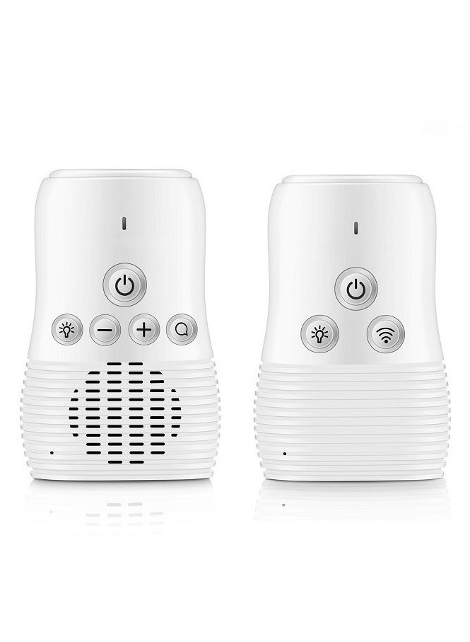 جهاز مراقبة الطفل الصوتي، جهاز مراقبة الطفل الذكي ثنائي الاتجاه بتردد 2.4 جيجاهرتز، جهاز مراقبة صوتي بإضاءة ليلية لرعاية الطفل، كشف الضوضاء، وقت استعداد يصل إلى 20 ساعة - Image 1