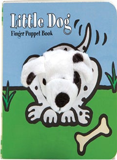 LITTLE DOG FINGER PUPPET BK 